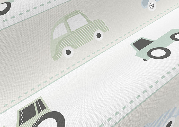 Brum Brum, Roadtrip - Twist&Fit Roman Blind - Image 4